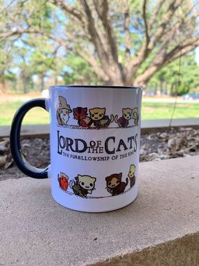 Lord of the cats coffee cup